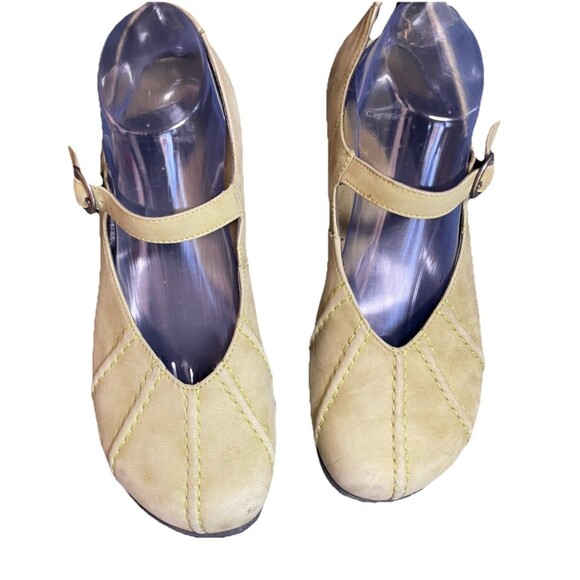 Dansko Giselle Green Nubuck Leather Mary Jane Shoes Womens Size 41 EU/USA 11 - Picture 5 of 10